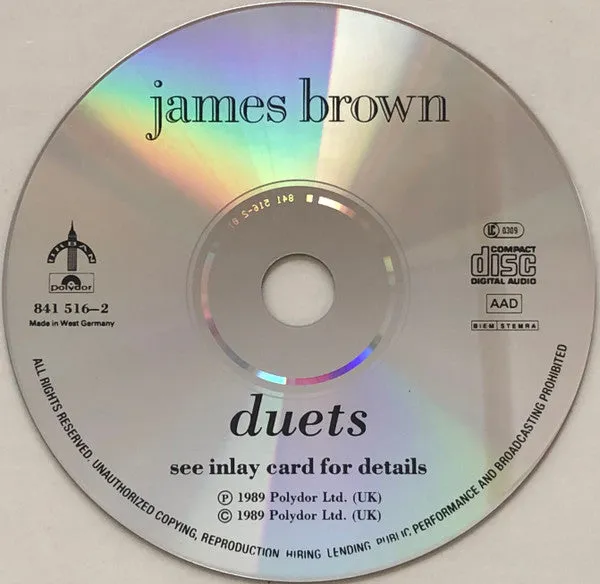 James Brown Duets CD compilation funk soul