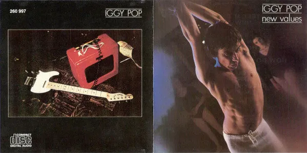Iggy Pop New Values CD album ristampa usato VG