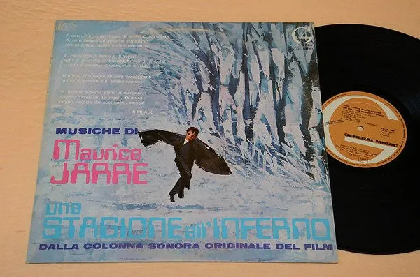 Maurice Jarre Una Stagione all'Inferno vinile LP colonna sonora
