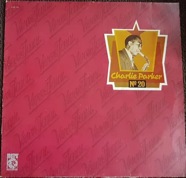 Charlie Parker Verve Jazz No. 20 vinile LP compilation bop