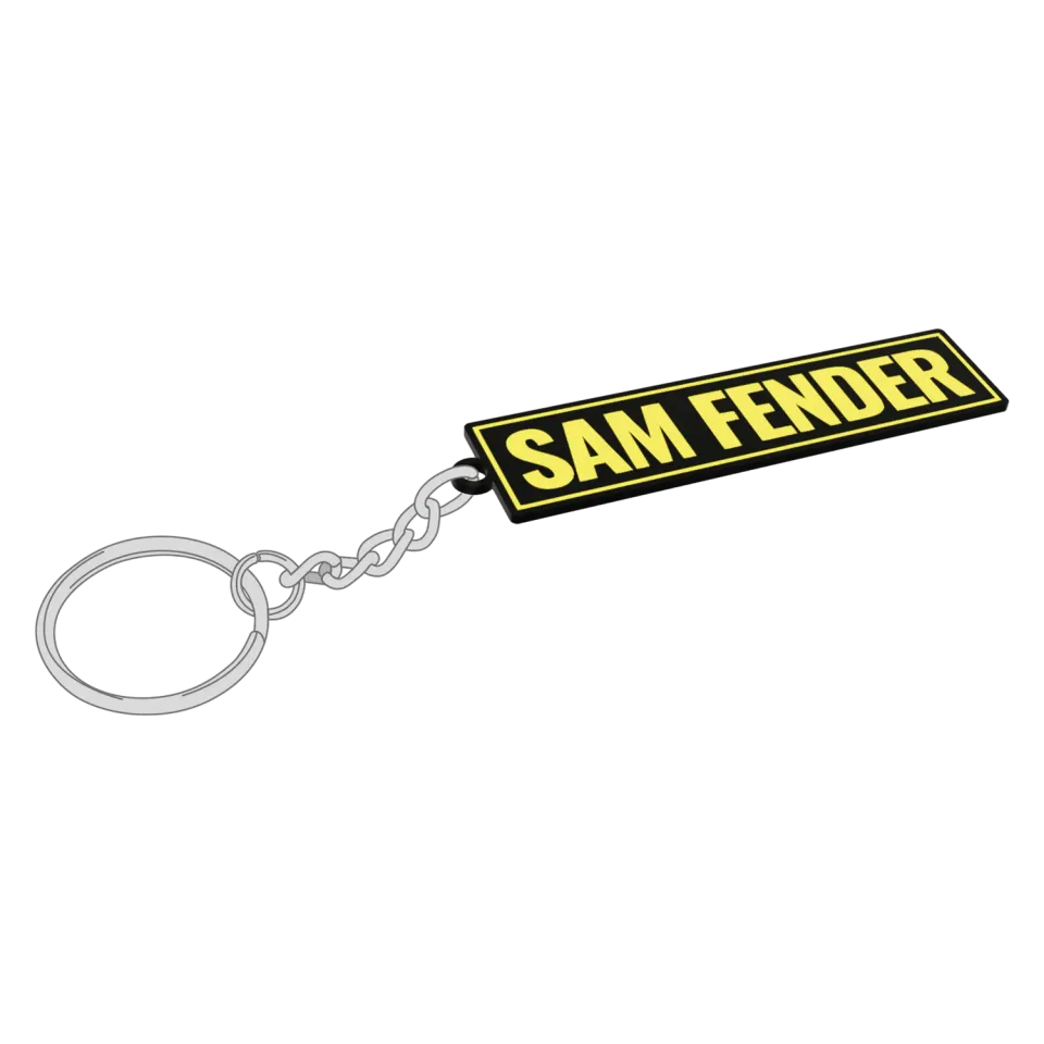 Polydor Sam Fender Logo portachiavi smaltato