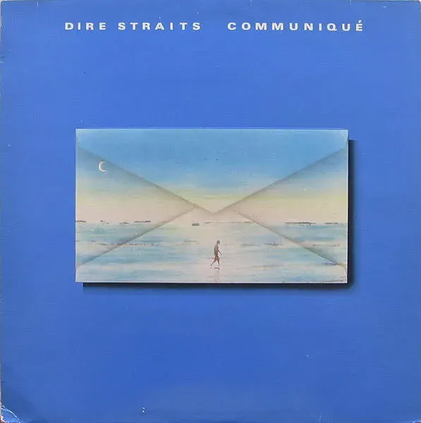 Dire Straits Communiqué LP vinile usato VG+ inner lyrics