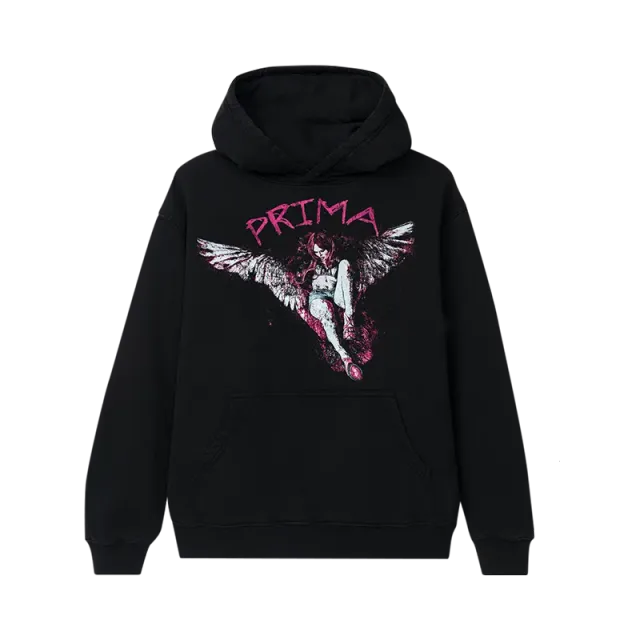 Adéla Prima Wings felpa hoodie stampa fronte retro