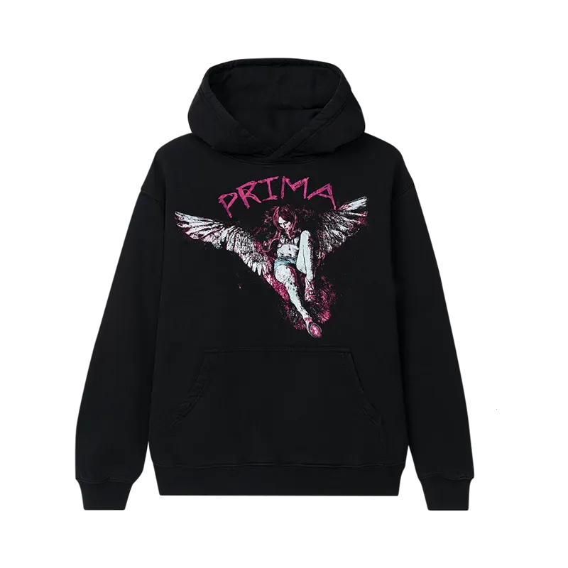 Adéla Prima Wings felpa hoodie stampa fronte retro