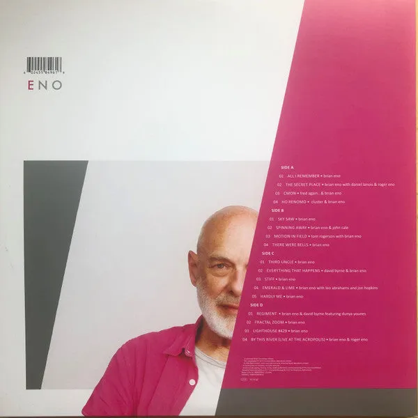 Brian Eno Eno doppio vinile 2xLP colonna sonora