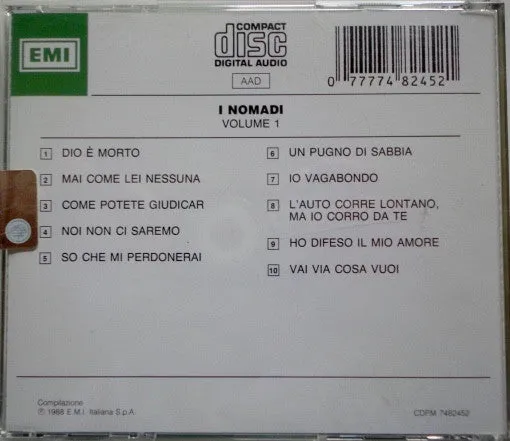 I Nomadi 1 CD compilation usato VG prog rock
