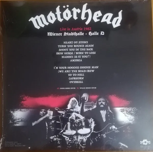 Motörhead Live Austria 1982 LP limitato nuovo M