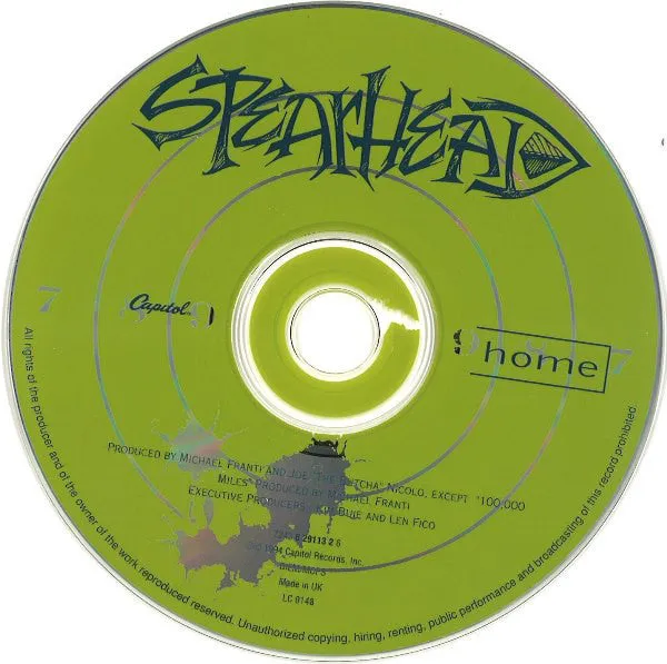 Spearhead Home CD album funk hip hop usato