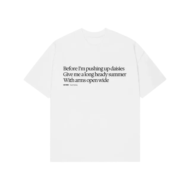Polydor Before I'm Pushing Up Daisies T-Shirt bianca