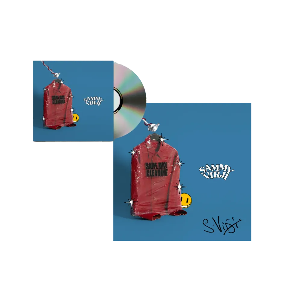 Sammy Virji Same Day Cleaning CD con art card firmata