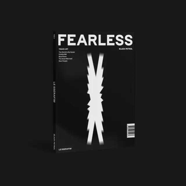 LE SSERAFIM Fearless Black Petrol CD box set