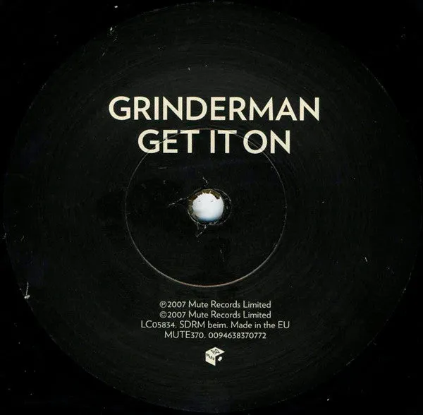 Grinderman Get It On Vinile 7" Inciso Numerato Limitato