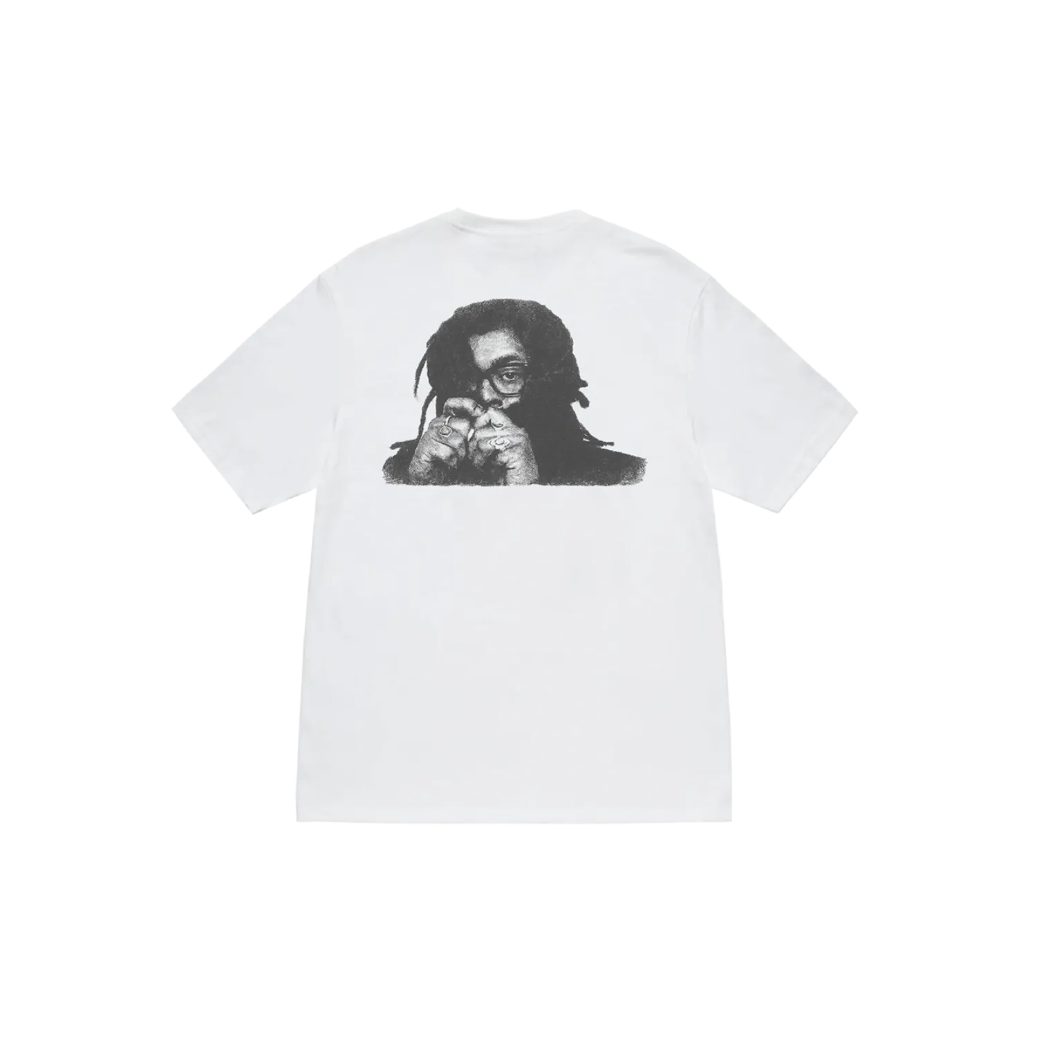 Elmiene He's British t-shirt bianca stampa fronte retro