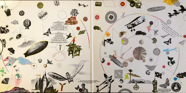 Led Zeppelin III vinile LP gatefold USA wheel VG