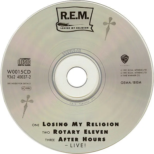 R.E.M. Losing My Religion CD singolo 1991 VG+