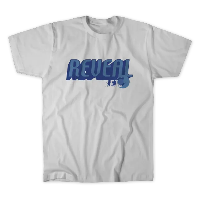 R.E.M. Reveal Logo Tee maglietta avorio cotone pesante