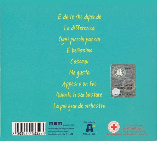 Marco Ligabue Mare Dentro CD album pop VG+