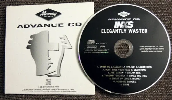 INXS Elegantly Wasted CD advance promo 1997