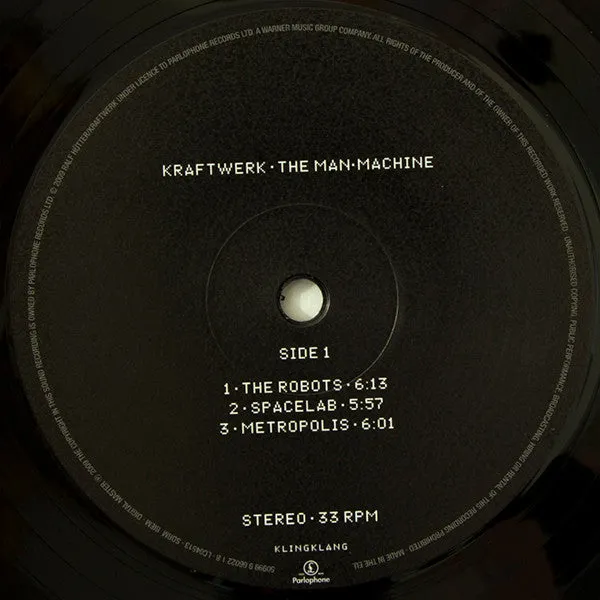 Kraftwerk The Man Machine LP 180g rimasterizzato