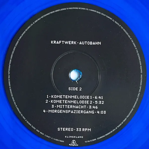 Kraftwerk Autobahn LP vinile blu rimasterizzato LTD
