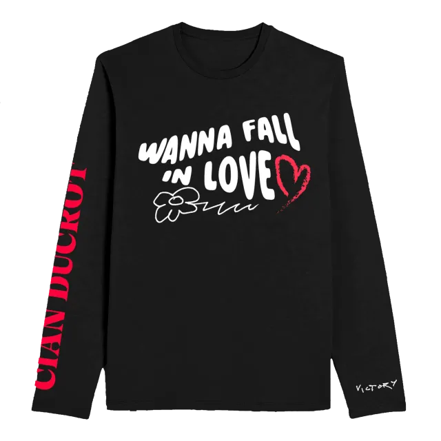 Polydor Records Cian Ducrot Wanna Fall In Love longsleeve nero