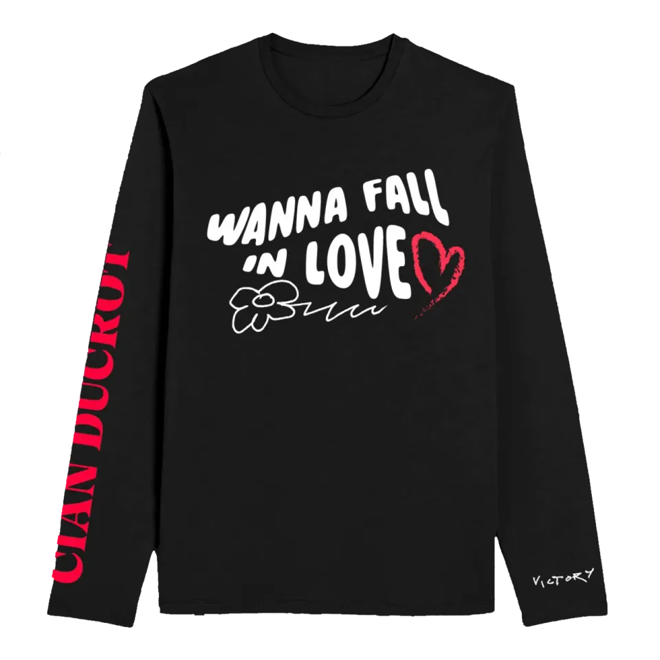 Polydor Records Cian Ducrot Wanna Fall In Love longsleeve nero