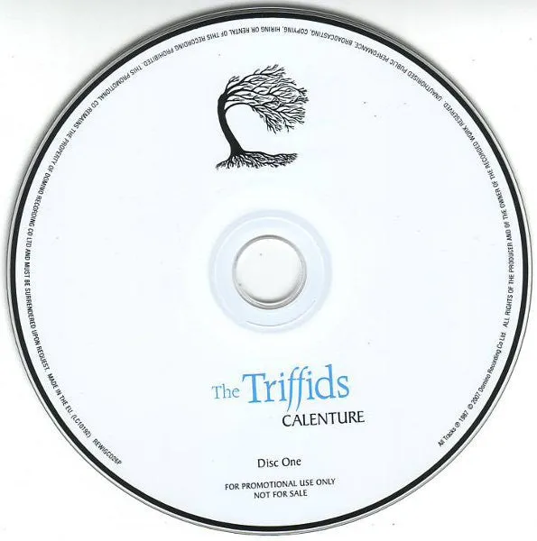 The Triffids Calenture doppio CD promo remaster gatefold