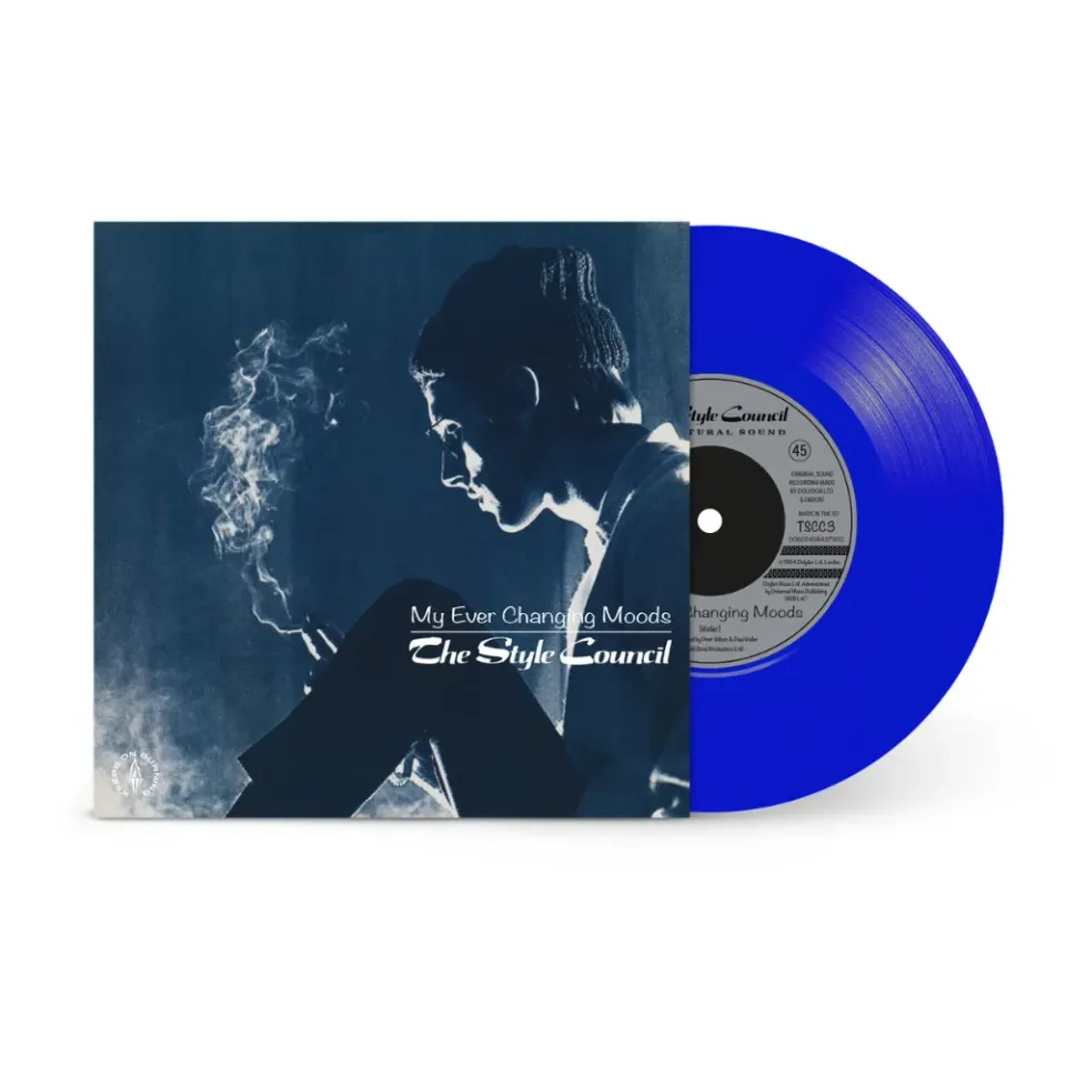 Style Council My Ever Changing Moods vinile 7” blu 2500 copie