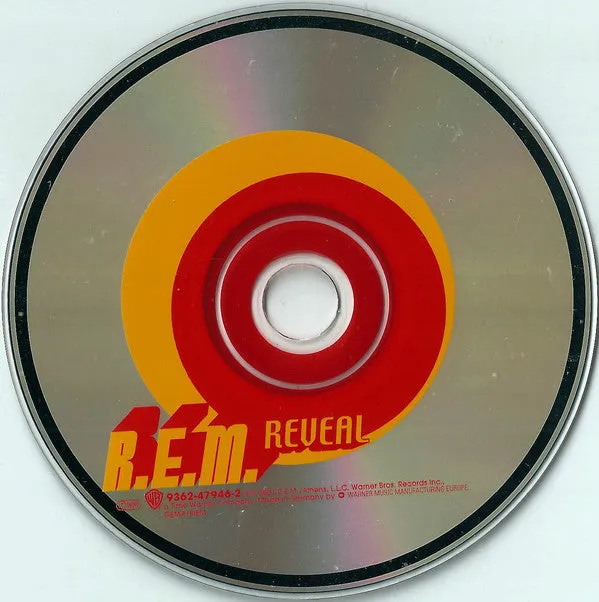 R.E.M. Reveal CD album jewel case Europa 2001 VG+