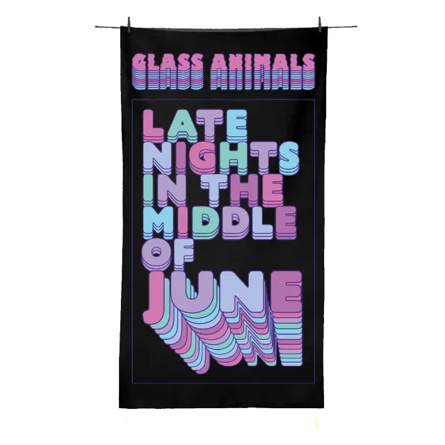 Glass Animals Heatwaves telo mare 80x160 cm stampato