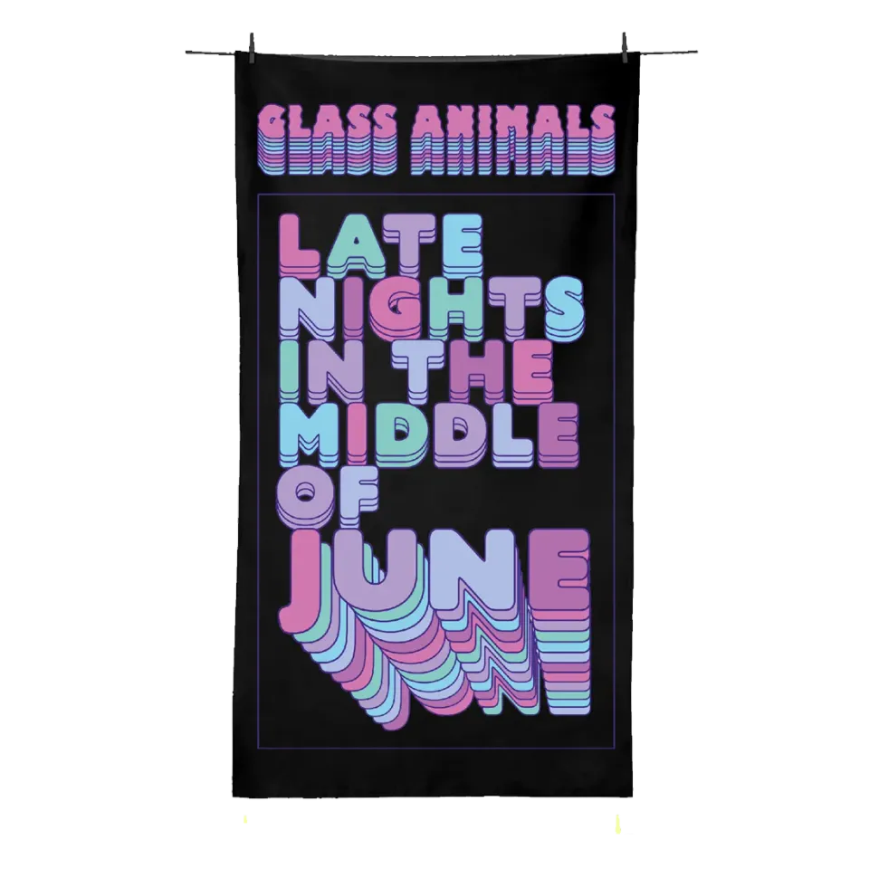 Glass Animals Heatwaves telo mare 80x160 cm stampato