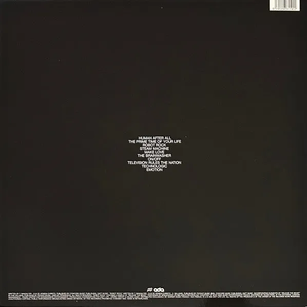 Daft Punk Human After All doppio vinile 2xLP gatefold