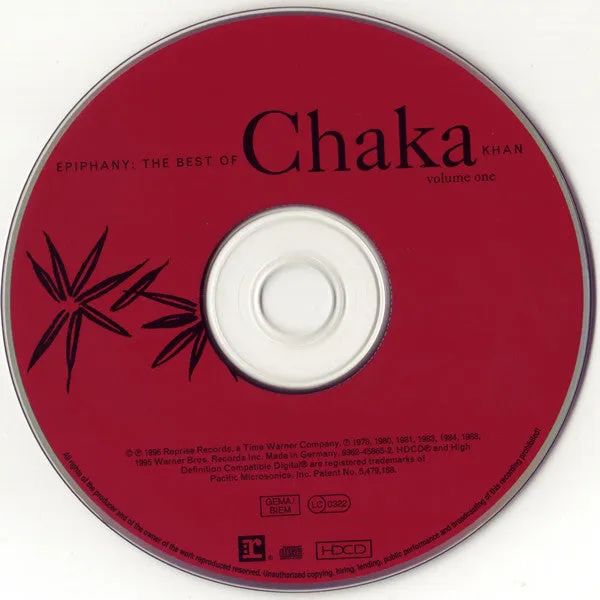 Chaka Khan Epiphany Best Of Vol.1 HDCD compilation