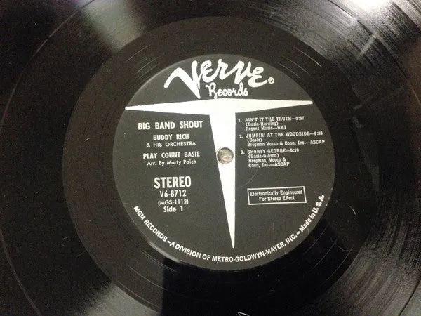 Buddy Rich Big Band Shout vinile LP big band Basie