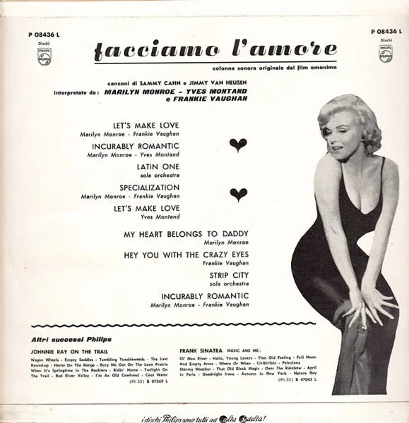 Marilyn Monroe Facciamo L'Amore LP mono usato