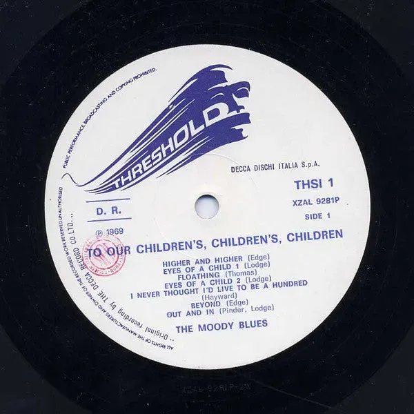 Moody Blues To Our Children’s Children LP vinile RE
