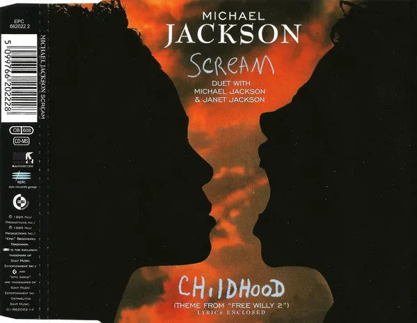 Michael Jackson Scream CD maxi 5 versioni VG+