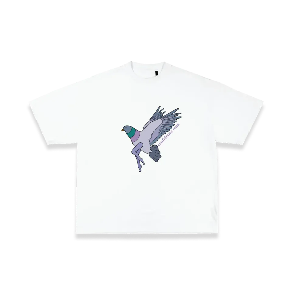 Polydor Records 3AM La La La Pigeon t-shirt nera stampa