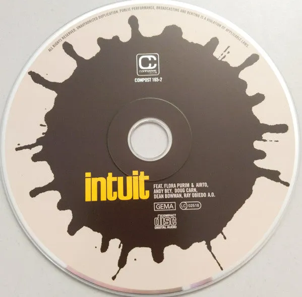 Intuit Intuit CD album VG+ future jazz