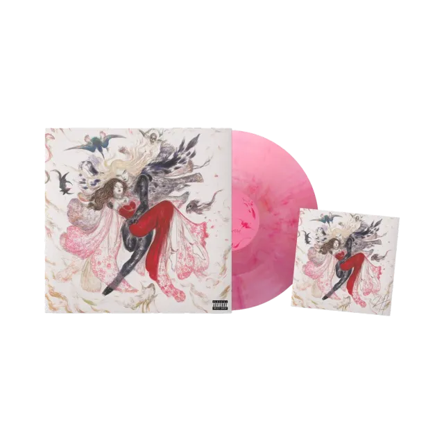 Polydor 2hollis Pirouette vinile rosa + art card firmata
