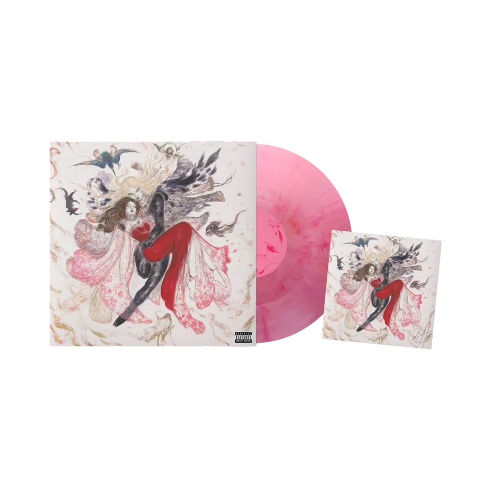 Polydor 2hollis Pirouette vinile rosa + art card firmata