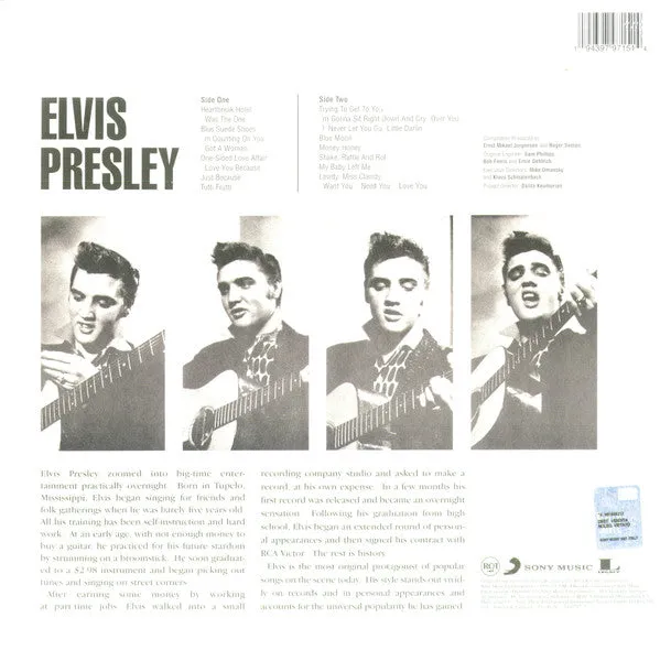 Elvis Presley LP vinile bianco mint rock'n'roll 2015
