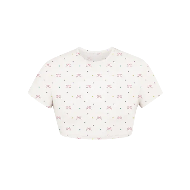Polydor Crop T-Shirt flower print poliestere