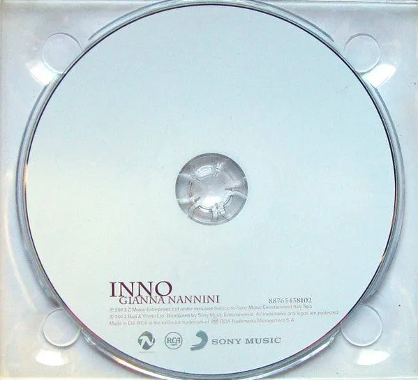Gianna Nannini Inno CD digipak booklet 2013