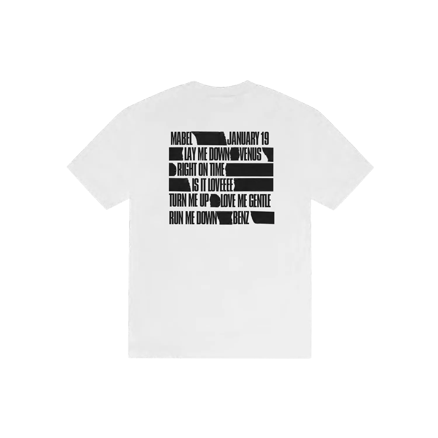 Mabel T-Shirt maglietta stampa fronte e retro