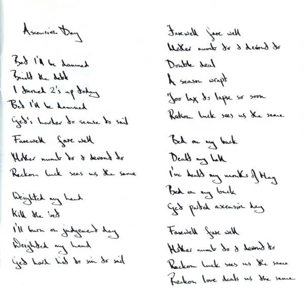 Talk Talk Laughing Stock CD album booklet 8 pagine
