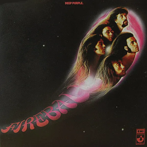 Deep Purple Fireball LP vinile prima stampa UK hard rock