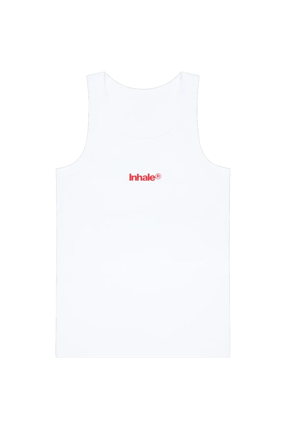 Inhaler Red Logo canotta cotone organico rossa