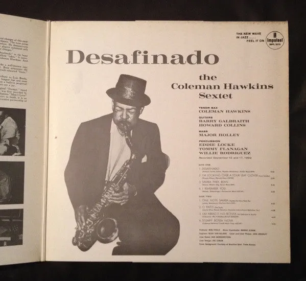 Coleman Hawkins Desafinado LP gatefold VG+