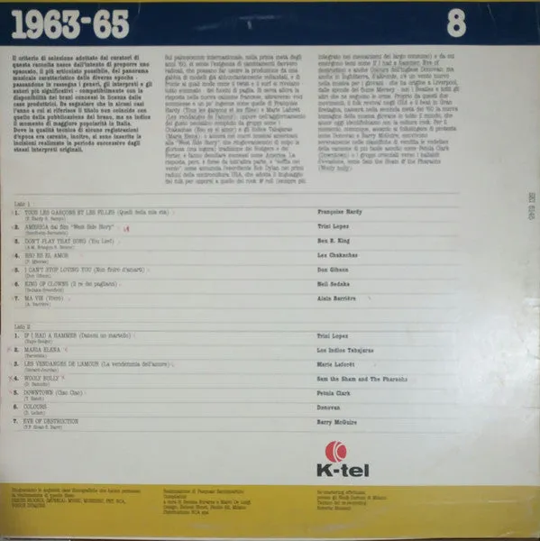 International Graffiti 1963-65 LP compilation VG+ pop rock